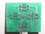 Closeup of the button circuit board