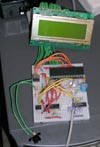 The auto-guide circuit with LCD and EEPROM